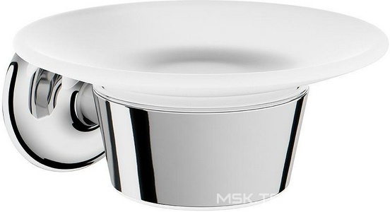 Мыльница стеклянная настенная, хром,  AMPM Like A8034200