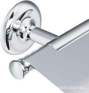 Держатель для туалетной бумаги с крышкой, настенный, хром,  AMPM Like A80341500