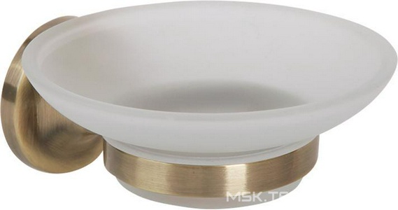 Мыльница настенная, бронза/матовое стекло XX Veragio Oscar OSC-5250.BR