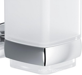 Стаканчик стеклянный настенный, хром,  AMPM Gem A9034300