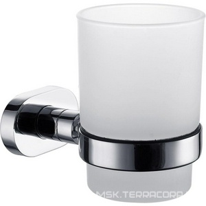 Стаканчик стеклянный настенный, хром,  AMPM Sense L A7434300