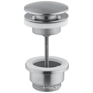 Донный клапан для раковины, незапираемый, G 1 1/4, (цв.нерж.сталь),  ZZ Cisal Xion ZA001612 D1