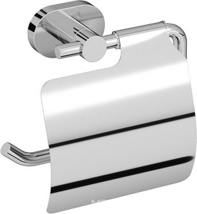 Держатель для туалетной бумаги с крышкой, настенный, хром,  AMPM Sense L A74341400