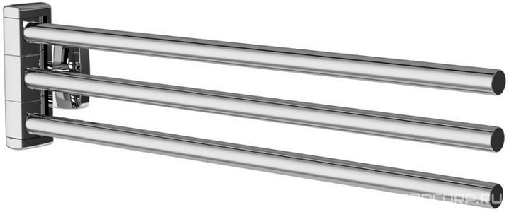 Полотенцедержатель тройной, поворотный,  хром,  ZZ AMPM Gem A9032700