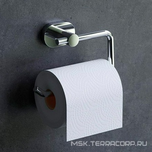 Держатель для туалетной бумаги без крышки, настенный, хром,  AMPM Sense L A7434100