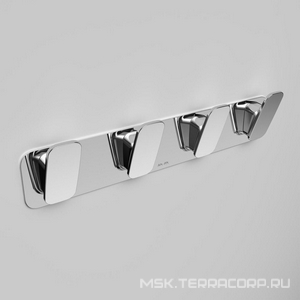 Планка с 4-ью крючками, хром, ZZ AMPM Inspire 2.0 A50A35900