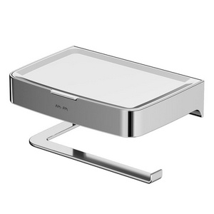 Держатель для туалетной бумаги с крышкой, настенный, хром ZZ AMPM Inspire 2.0 A50A341500