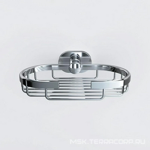 Мыльница-решетка настенная, хром,  ZZ AMPM Sense L A7434600