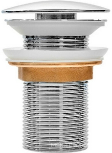 Донный клапан clic-clac для раковин без перелива, цв.хром Iddis Универсал OPHG000i88