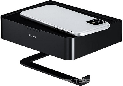 Держатель для туалетной бумаги с коробкой  , черный ZZ AMPM Inspire 2.0 A50A341522