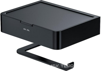 Держатель для туалетной бумаги с коробкой  Inspire 2.0, черный ZZ