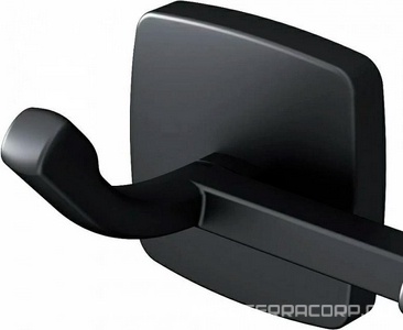 Планка с 4 крючками, цв. черный матовый, ZZ AMPM FUNC A9035922