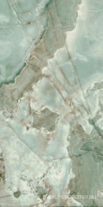 Керамогранит для пола и стены Florim Magnum Reves de Rex Jade Glossy 6mm Rett 160x320 774487