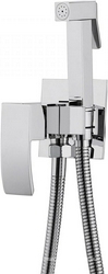 Смеситель совмещ. с гигиенич. душем, готовый к-т: лейка, шланг, скрытая часть, (цв.хром),  ZZ Abber Wasserfall AF8625
