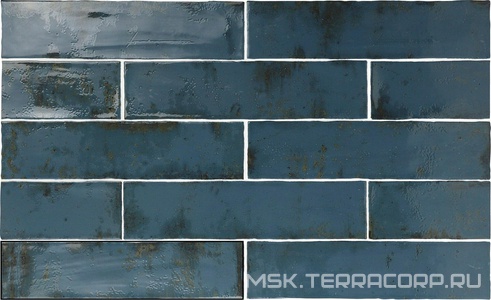 Керамическая плитка для стены APE Ceramica Grunge  Blue  ZZ7,5x30 n126340