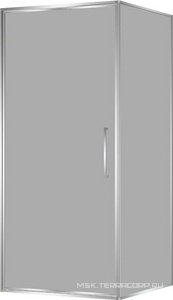 Керамогранит для пола и стены Vincea Slim 8mm Душевой уголок 900х900хh1950мм, квадрат, правый/левый, (стекло прозрачное 8мм Easy Clean, фурн.цв.хром),  ZZ VSR-4SLP9090CL