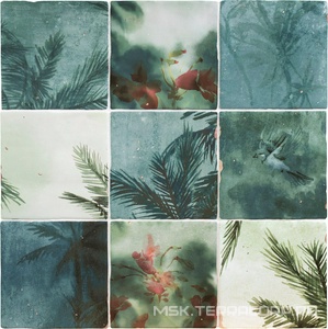 Керамическая плитка для стены APE Ceramica Souk Kasban Turquesa Mix 13x13 A033509