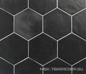 Керамогранит для пола и стены APE Ceramica Souk  Nomade Black 13.9x16 A033519