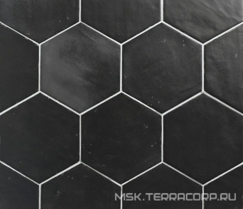 Керамогранит для пола и стены APE Ceramica Souk  Nomade Black 13.9x16 A033519