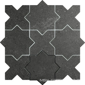 Керамогранит для пола и стены APE Ceramica Antico Casale Otto Grafite 16.8x16.8 A042912