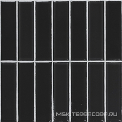 Керамическая плитка для стены APE Ceramica Mud Incision  Graphite 20x20 A040922