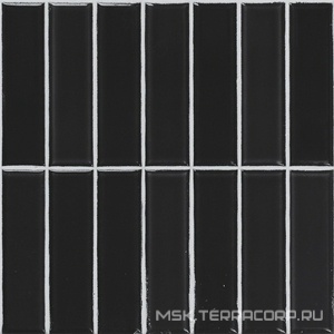 Керамическая плитка для стены APE Ceramica Mud Incision  Graphite 20x20 A040922