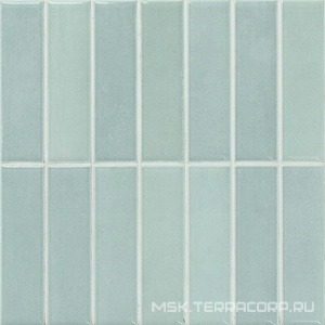 Керамическая плитка для стены APE Ceramica Mud Incision  Light Green 20x20 A040923