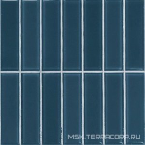 Керамическая плитка для стены APE Ceramica Mud Incision  Blue 20x20 A040924