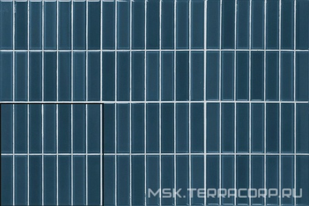 Керамическая плитка для стены APE Ceramica Mud Incision  Blue 20x20 A040924