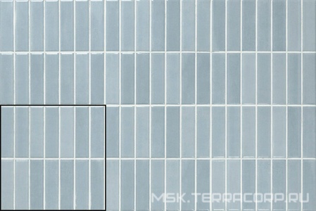 Керамическая плитка для стены APE Ceramica Mud Incision  Acqua 20x20 A040921