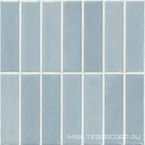 Керамическая плитка для стены APE Ceramica Mud Incision  Acqua 20x20 A040921