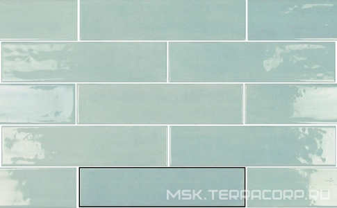 Керамическая плитка для стены APE Ceramica Mud  Light Green 7.5x30 A038709