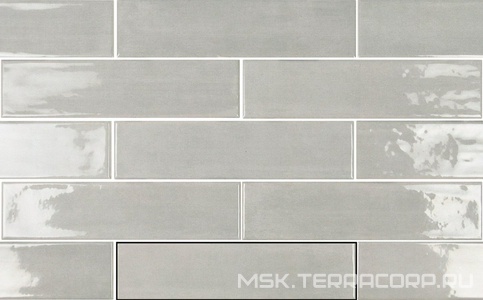 Керамическая плитка для стены APE Ceramica Mud  Grey 7.5x30 A038703