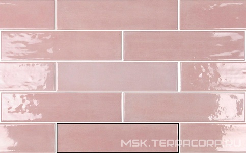 Керамическая плитка для стены APE Ceramica Mud  Rose 7.5x30 A038705