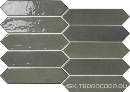 Керамическая плитка для стены APE Ceramica Contemporary Picket Modern Forest  6x26 A039500