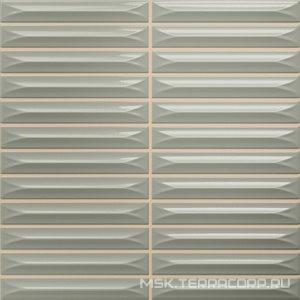 Керамическая плитка для стены Ceramica Vilar Albaro Arrow  Sage (1,5x10) 20х20 n191159