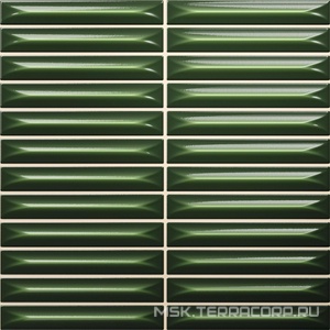 Керамическая плитка для стены Ceramica Vilar Albaro Arrow  Victorian Green (1,5x10) 20х20 n191167