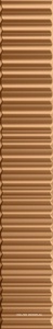 Керамическая плитка для стены Ceramica Vilar Albaro Metallica  Copper 5x30 n191138