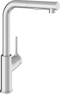 Смеситель для кухни, с вытяжным душем, 2 типа струи, (цв.хром),  ZZ Aqueduto ASSISTENTE ASI0600