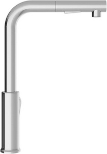 Смеситель для кухни, с вытяжным душем, 2 типа струи, (цв.хром),  ZZ Aqueduto ASSISTENTE ASI0600