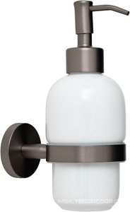 Дозатор настенный, (керамика, держат.цв. графит браш.),  ZZ Allen Brau Priority 6.31006-MG