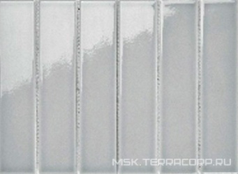 Мозаика Mosaic 4.5x19.5 Y45P321 Серая глянцевая 28.8x19.5 Porcelain Mosaic Strip 4.5x19.5 Y45P321