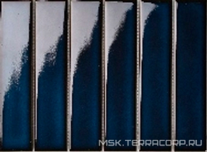 Мозаика Mosaic 4.5x19.5 Y45PW07 Черная глянцевая 28.8x19.5 Porcelain Mosaic Strip 4.5x19.5 Y45PW07