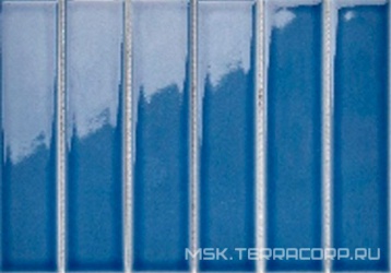 Мозаика Mosaic 4.5x19.5 Y45P337 Синяя глянцевая 28.8x19.5 Porcelain Mosaic Strip 4.5x19.5 Y45P337