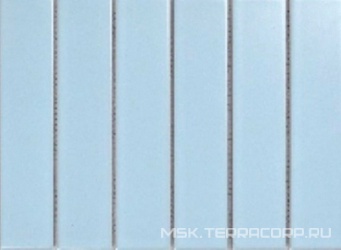 Мозаика Mosaic 4.5x19.5 Y45P803 Голубая матовая 28.8x19.5 Porcelain Mosaic Strip 4.5x19.5 Y45P803