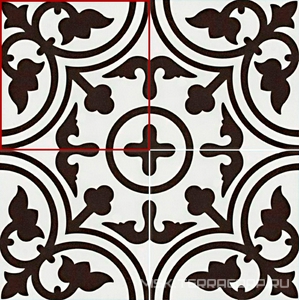Керамическая плитка для пола и стены DeShun Ceramics Art Decor  DC222 20x20 DC222