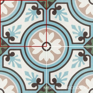 Керамическая плитка для пола и стены DeShun Ceramics Art Decor DC212 20x20 DC212