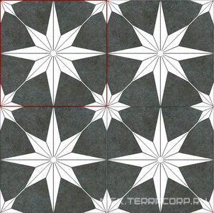 Керамогранит для пола и стены DeShun Ceramics Art Decor  DF210 20x20 DF210