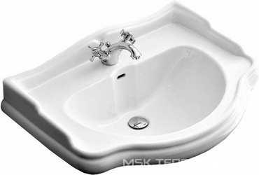 Раковина 69х52см, с 1 отв.д/смесит., (без крепл.),  Kerasan Retro 1046 01