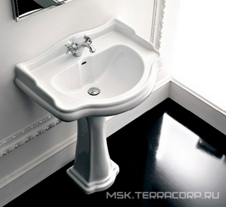 Раковина 69х52см, с 1 отв.д/смесит., (без крепл.),  Kerasan Retro 1046 01